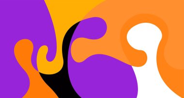 Abstract liquid shape. Fluid geometric design. Isolated gradient waves with geometric lines, dots, batik Indonesia pattern. Vector illustration design.