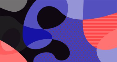 Sosyal medya pankartı tasarımı için vektör renkli soyut sıvı ve akışkan arkaplan