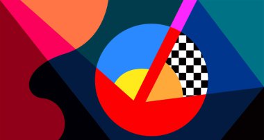 Soyut sıvı şekil. Sıvı geometrik tasarım. Geometrik çizgiler, noktalar, batik Endonezya desenli izole eğimli dalgalar. Vektör illüstrasyonları.