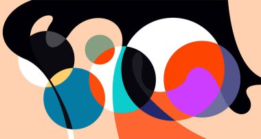 Soyut sıvı şekil. Sıvı geometrik tasarım. Geometrik çizgiler, noktalar, batik Endonezya desenli izole eğimli dalgalar. Vektör illüstrasyon tasarımı.