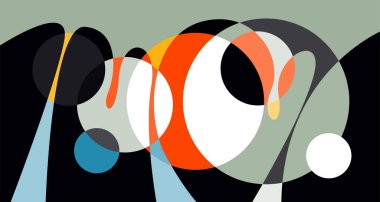 Soyut sıvı şekil. Sıvı geometrik tasarım. Geometrik çizgiler, noktalar, batik Endonezya desenli izole eğimli dalgalar. Vektör illüstrasyon tasarımı.