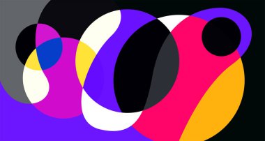 Soyut sıvı şekil. Sıvı geometrik tasarım. Geometrik çizgiler, noktalar, batik Endonezya desenli izole eğimli dalgalar. Vektör illüstrasyon tasarımı.