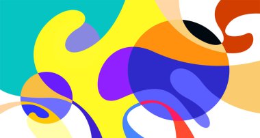 Soyut sıvı şekil. Sıvı geometrik tasarım. Geometrik çizgiler, noktalar, batik Endonezya desenli izole eğimli dalgalar. Vektör illüstrasyon tasarımı.