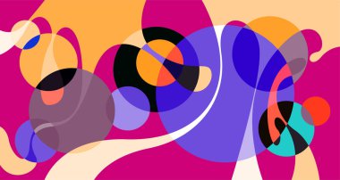 Soyut sıvı şekil. Sıvı geometrik tasarım. Geometrik çizgiler, noktalar, batik Endonezya desenli izole eğimli dalgalar. Vektör illüstrasyon tasarımı.