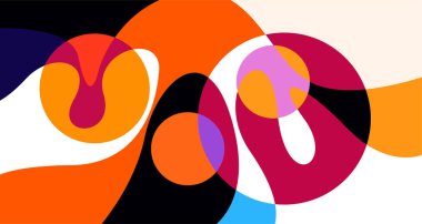 Soyut sıvı şekil. Sıvı geometrik tasarım. Geometrik çizgiler, noktalar, batik Endonezya desenli izole eğimli dalgalar. Vektör illüstrasyon tasarımı.