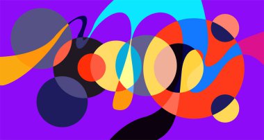 Soyut sıvı şekil. Sıvı geometrik tasarım. Geometrik çizgiler, noktalar, batik Endonezya desenli izole eğimli dalgalar. Vektör illüstrasyon tasarımı.