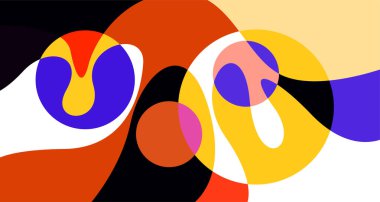 Soyut sıvı şekil. Sıvı geometrik tasarım. Geometrik çizgiler, noktalar, batik Endonezya desenli izole eğimli dalgalar. Vektör illüstrasyon tasarımı.