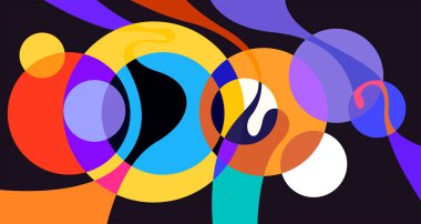 Soyut sıvı şekil. Sıvı geometrik tasarım. Geometrik çizgiler, noktalar, batik Endonezya desenli izole eğimli dalgalar. Vektör illüstrasyon tasarımı.