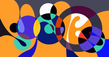 Soyut sıvı şekil. Sıvı geometrik tasarım. Geometrik çizgiler, noktalar, batik Endonezya desenli izole eğimli dalgalar. Vektör illüstrasyon tasarımı.