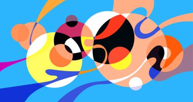 Soyut sıvı şekil. Sıvı geometrik tasarım. Geometrik çizgiler, noktalar, batik Endonezya desenli izole eğimli dalgalar. Vektör illüstrasyon tasarımı.