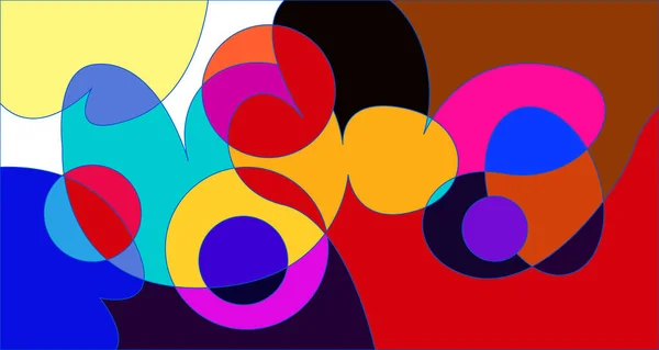 Vetor Colorido Abstrato Psicadélico Líquido Fluido Design Padrão Fundo —  Vetores de Stock