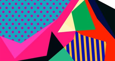 Soyut sıvı şekil. Dinamik ve geometrik tasarım. Geometrik çizgiler, noktalar, batik Endonezya desenli izole eğimli dalgalar. Vektör illüstrasyon tasarımı