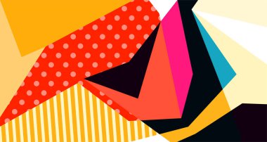 Soyut sıvı şekil. Dinamik ve geometrik tasarım. Geometrik çizgiler, noktalar, batik Endonezya desenli izole eğimli dalgalar. Vektör illüstrasyon tasarımı