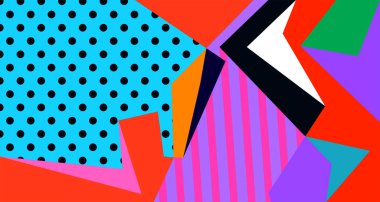 Soyut sıvı şekil. Dinamik ve geometrik tasarım. Geometrik çizgiler, noktalar, batik Endonezya desenli izole eğimli dalgalar. Vektör illüstrasyon tasarımı