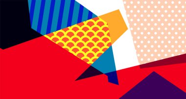 Soyut sıvı şekil. Dinamik ve geometrik tasarım. Geometrik çizgiler, noktalar, batik Endonezya desenli izole eğimli dalgalar. Vektör illüstrasyon tasarımı