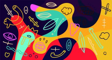 Web Tasarımı, İniş Sayfası ve Yazdırma Tasarımı için Sahte Metin Şablonu.