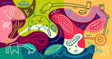 Web Tasarımı, İniş Sayfası ve Yazdırma Tasarımı için Sahte Metin Şablonu.