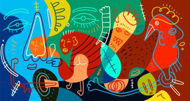 Web Tasarımı, İniş Sayfası ve Yazdırma Tasarımı için Sahte Metin Şablonu.