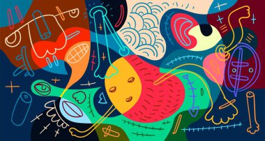 Web Tasarımı, İniş Sayfası ve Yazdırma Tasarımı için Sahte Metin Şablonu.