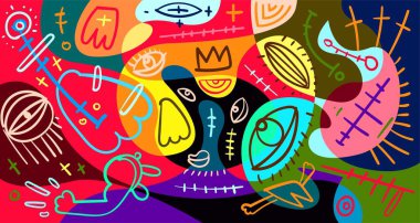 Web Tasarımı, İniş Sayfası ve Yazdırma Tasarımı için Sahte Metin Şablonu.