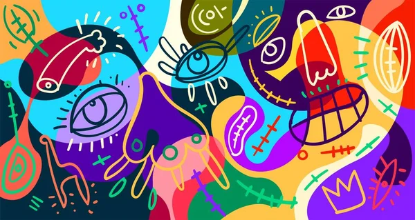 Цветной Шаблон Баннера Тупым Текстом Веб Дизайна Страницы Посадки Дизайна — стоковый вектор