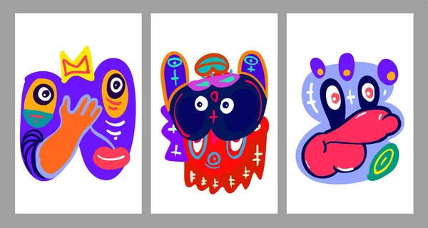 Illustration Abstraite Colorée Motif Ethnique Pour Bannière Vacances Été Conception — Image vectorielle