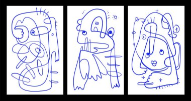 Vektör Soyut Çocuklar Yaz Boyama Kitabı Tasarımı için Çizim Çizimi