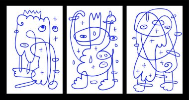 Vektör Soyut Çocuklar Yaz Boyama Kitabı Tasarımı için Çizim Çizimi