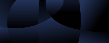 Üç boyutlu mavi geometrik sıvı soyut arkaplan. Pankart, el ilanı, kart veya broşür kapağı tasarımı için minimalist modern grafik tasarımı ögesi kesme biçimi konsepti