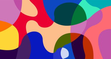 Yaz tatili müzik partisi tasarımı için renkli soyut psikedelik arkaplan