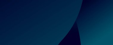 Üç boyutlu mavi geometrik sıvı soyut arkaplan. Bir pankart veya broşür kapağı tasarımı için minimalist modern grafik tasarımı ögesi kesme biçimi konsepti