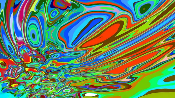 Yaz tatili müzik partisi için renkli soyut akışkan ve psikedelik arka plan