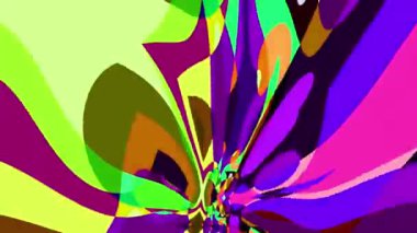 Akışkan sanat videosu, renkli dalgalarla soyut. Sıvı boya arka planda sıçramalar ve girdaplarla karışıyor.