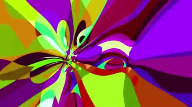 Akışkan sanat videosu, renkli dalgalarla soyut. Sıvı boya arka planda sıçramalar ve girdaplarla karışıyor.