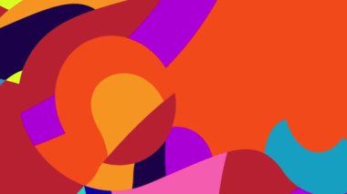 Akışkan sanat videosu, renkli dalgalarla soyut. Sıvı boya arka planla renkli sıçramaları karıştırır