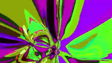 Akışkan sanat videosu, renkli dalgalarla soyut. Sıvı boya arka planla renkli sıçramaları karıştırır