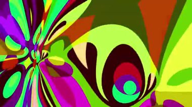 Akışkan sanat videosu, renkli dalgalarla soyut. Sıvı boya arka planda sıçramalar ve girdaplarla karışıyor.