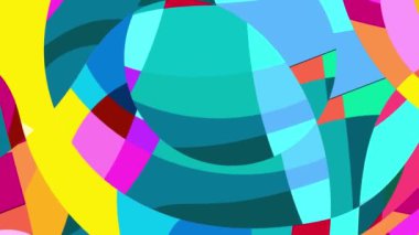 Akışkan sanat videosu, renkli dalgalarla soyut. Sıvı boya arka planla renkli sıçramaları karıştırır