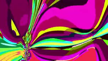 Akışkan sanat videosu, renkli dalgalarla soyut. Sıvı boya arka planda sıçramalar ve girdaplarla karışıyor.