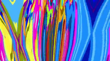 Yaz Müziği için Renkli Sıvı ve Psikedelik Hareketi Grafik Görüntü Canlandırma Arkaplanı