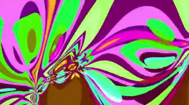 Akışkan sanat videosu, renkli dalgalarla soyut. Sıvı boya arka planda sıçramalar ve girdaplarla karışıyor.