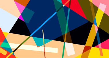 Yaz tasarımı için soyut renkli geometrik psikedelik arkaplan