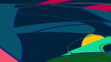 Renkli Sıvı ve Psikedelik Hareket Grafik Canlandırma Arkaplanı