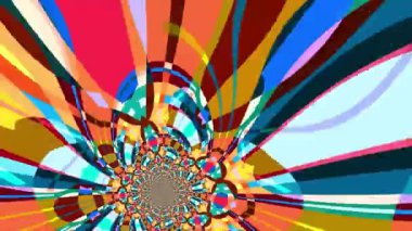 Renkli Sıvı ve Psikedelik Hareket Grafik Canlandırma Arkaplanı