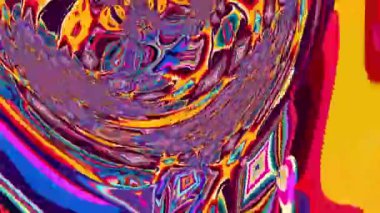 Renkli Sıvı ve Psikedelik Hareket Grafik Canlandırma Arkaplanı
