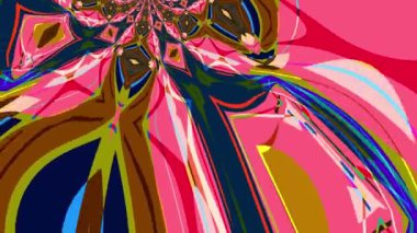 Renkli Sıvı ve Psikedelik Hareket Grafik Canlandırma Arkaplanı