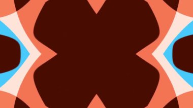 Müzik festivali için Kaleydoskop psikedelik renkli video