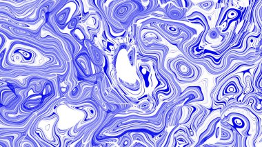 Mavi yağlı boya resimli sıvı soyut arkaplan