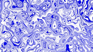 Mavi yağlı boya resimli sıvı soyut arkaplan