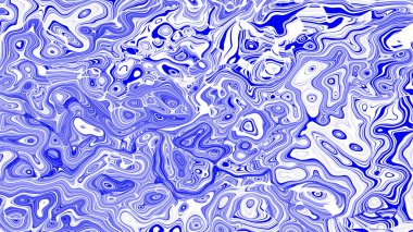 Mavi yağlı boya resimli sıvı soyut arkaplan